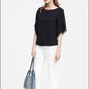 NWT Peek-a-Boo Split Sleeve Top, XL